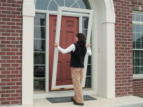 Pick a spot where you intend to install your door closer. Installing a Storm Door: What You Should Know | DIY