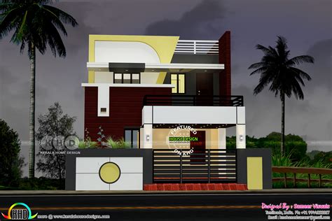 2 Bedroom Modern House Plans Indian Style Modern Exterior House