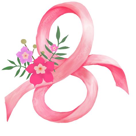 Ribbon Pink Womens Day Ribbon Women S Day Womens Day Wishes Png