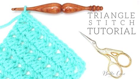 Crochet Triangle Stitch Bella Coco Youtube