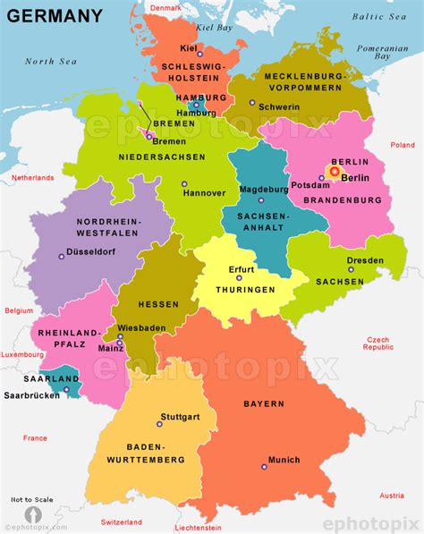 Exploring The Political Map Of Germany In 2023 Map Of Counties In