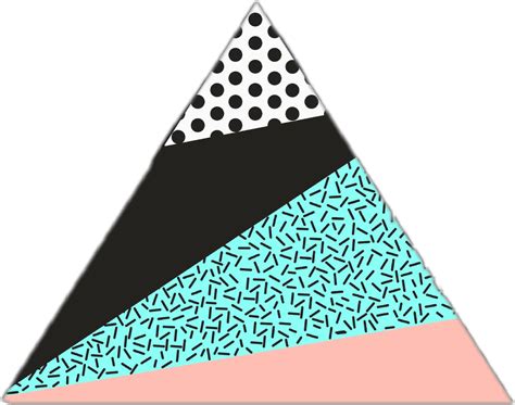 Ftestickers Geometricshapes Triangle Sticker By Pann70