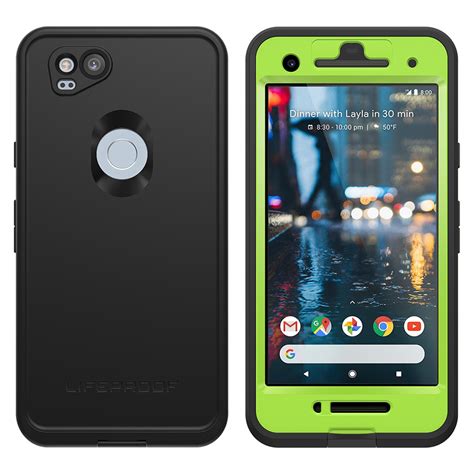 Features 5.0″ display, snapdragon 835 chipset, 12.2 mp primary camera, 8 mp front camera, 2700 mah battery, 128 gb storage, 4 gb ram, corning gorilla glass 5. LifeProof Fre Case for Google Pixel 2 - Black / Lime