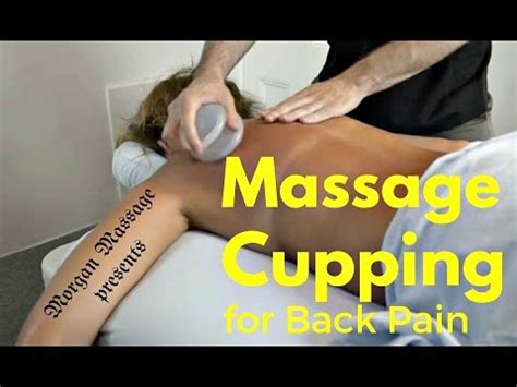 Massage Cupping for Back Pain using Silicone Cups - YouTube