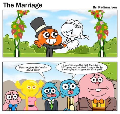 darwin and carrie s wedding r gumball