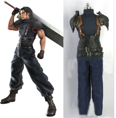 Final Fantasy Vii Crisis Core Zack Fair Cosplay Costume Custom Made
