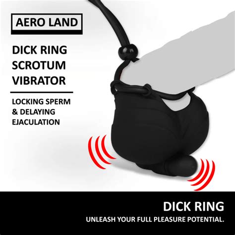 Silicone 10 Speeds Testicle Massage Dick Ring Vibrator Sex Toys For Men