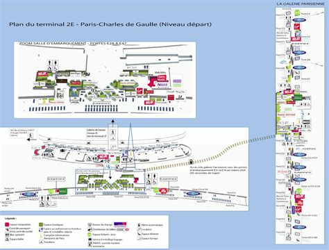 O Aeroporto Charles De Gaulle Mapa Terminal 2 Charles De Gaulle Mapa