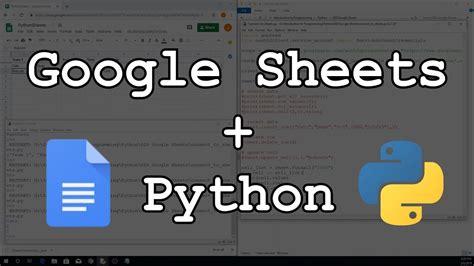 Access and Edit Google Sheets with Python - YouTube