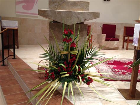 Hi readers, it seems you use catholic online a lot; Image result for palm sunday flower arrangements church ...