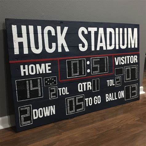 Order Your Custom Scoreboard For Your Nursery Kids Room Man Cave Or