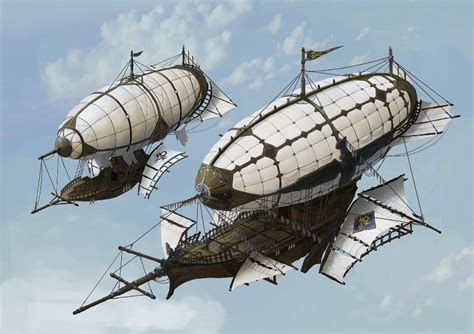 ArtStation Concept Of Duelden Ship In MU Legend Duwon Lee Steampunk Ship Steampunk Airship