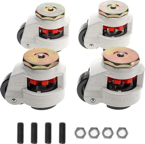 Erfo 4 Pack Leveling Casters Gd 80s T Retractable Leveling