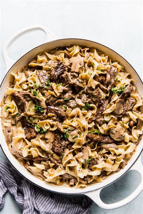 By simplifying the process with an instant pot, you not only serve up some of the most tender beef you can make at home, you can cook your meal down to perfect. Beef Stroganoff | The Modern Proper | Recipe | Beef ...