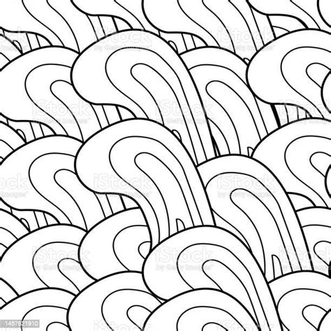 Black And White Wave Pattern Stock Illustration Download Image Now