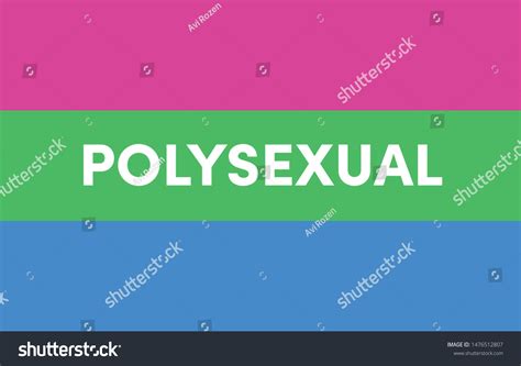 Word Polysexual Vector Banner Polysexual Pride Arkivvektor Royaltyfri 1476512807 Shutterstock