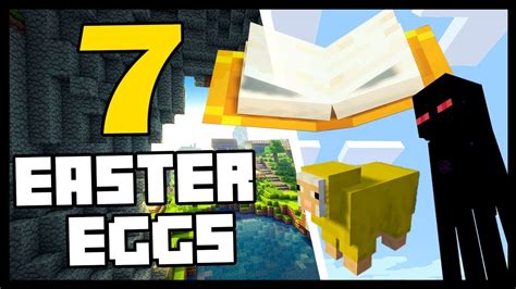 7 Melhores Easter Eggs Do Minecraft Parte 2 Youtube