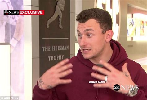 Could Football Have Caused Johnny Manziel S Bipolar Daily Mail Online