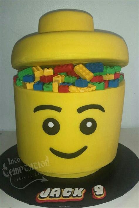 Lego Cake By Into Temptation Lego Cake Novelty Cakes Baking Bakken