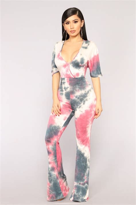 in my groove tie dye jumpsuit navy pink tie dye jumpsuit jumpsuit romper navy pink