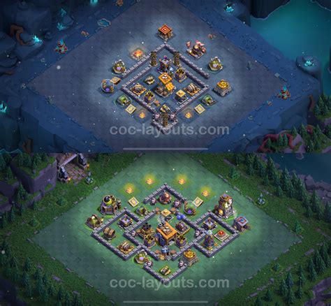 Best Builder Hall Level 8 Anti 2 Stars Base With Link Clash Of Clans