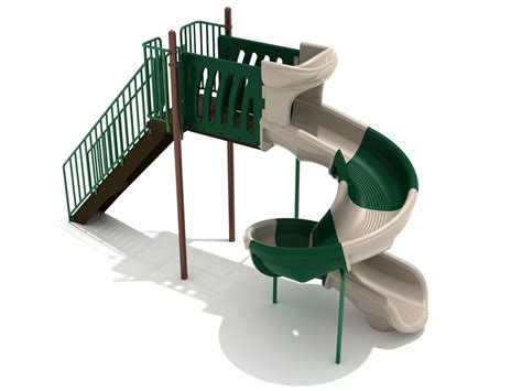 7 Foot Sectional Spiral Slide Commercial Playground Equipment Pro