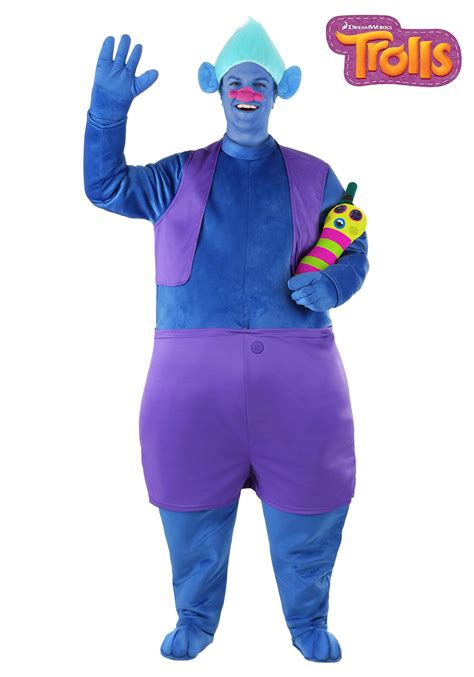 Plus Size Biggie Costume From Trolls For Adults