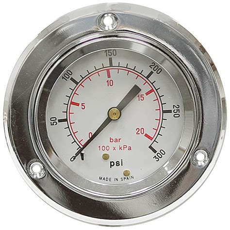 300 Psi 20 Bar 25 Fm Dry Gauge Pressure And Vacuum Gauges Pressure