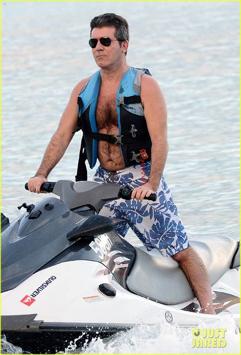 simon cowell goes shirtless while vacationing in barbados photo 3266837 shirtless simon