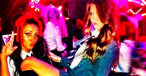 brooke vincent wishes bff michelle keegan happy birthday with sexy throwback fancy dress photo