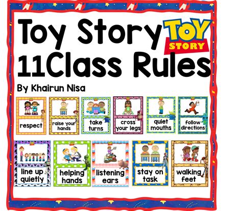 Rule Chart Toy Story Theme Classroom Decor Classroom Themes