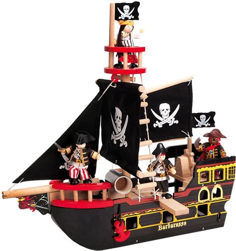 Le Toy Van Barbarossa Ship Toys Playset Pirate Ship
