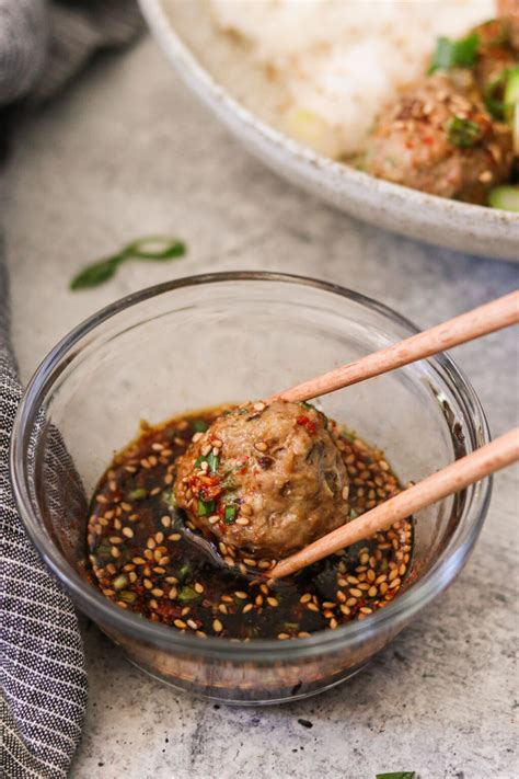 Easy Gluten Free Asian Pork Meatballs No Breadcrumbs