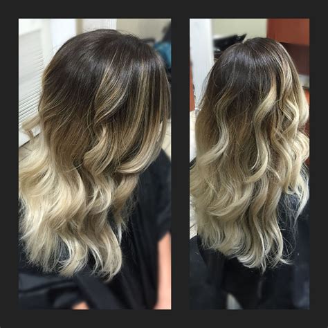 High Contrast Balayage Ombre Color Me Hair Color Im A Lady Ombre