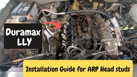 Installation Guide For Duramax Arp Head Studs Youtube