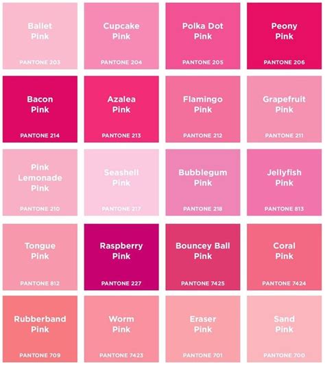 Breathtaking Pink Pantone Palette 121
