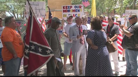 Group Protesting Removal Of St Augustine Confederate Monument