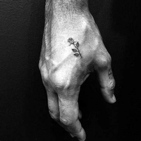 The most popular places are: 70 Simple Hand Tattoos For Men - Cool Ink Design Ideas