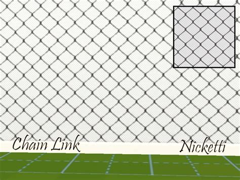 The Sims Resource Chain Link Fence
