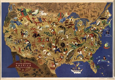All Of Americas Folk Heroes In One Map Vox