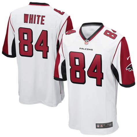 Represent your favorite team with this uniform. Nike Roddy White Atlanta Falcons Youth White Game Jersey