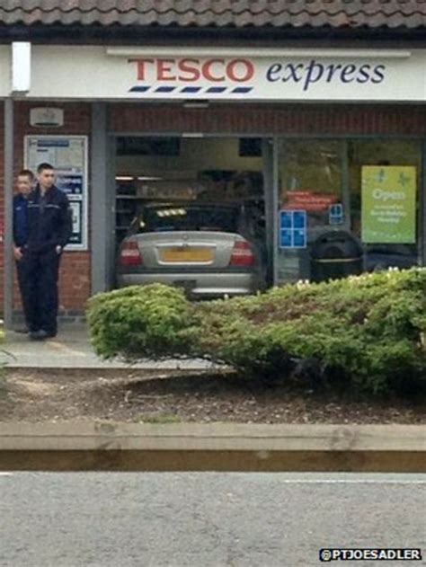 Mayor Terry Buckle Drives His Car Into Tesco Express Store