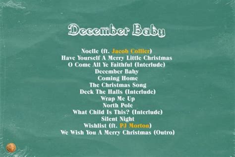 Jojo Unwraps December Baby Christmas Album Tracklist That Grape Juice