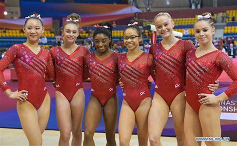 Us Wins Womens Team Title At Gymnastics Worlds 23 Peoples Daily