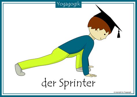 Kinderyoga Flashcards Sprinter | Yoga für kinder ...
