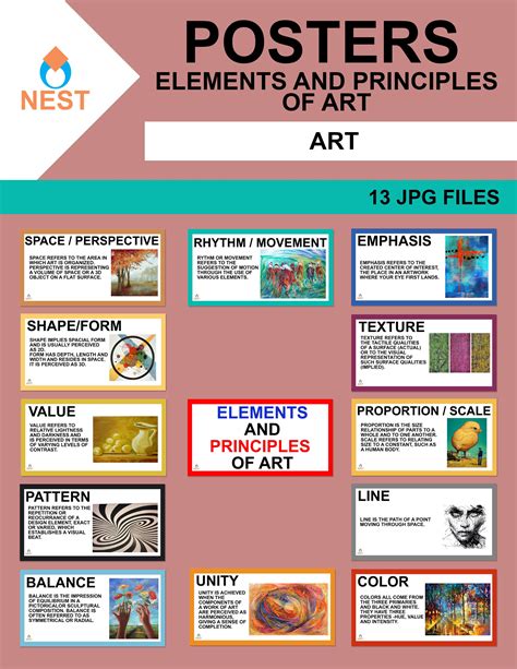 The Best Elements Of Art And Principles Of Design Posters 2023
