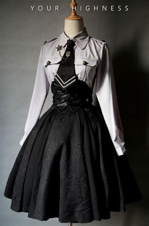 Gothic Lolita Dress Cross Regression Victorian Vintage Sk Lolita Skirt
