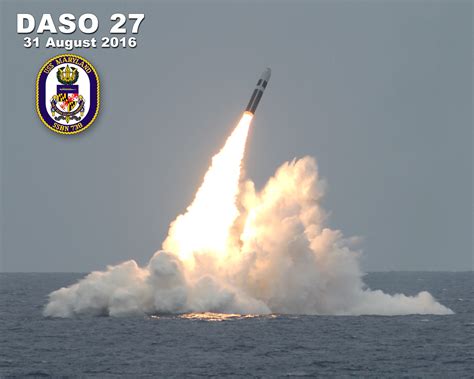 Successful Trident Ii D5 Missile Flight Test Supports Navy Submarine