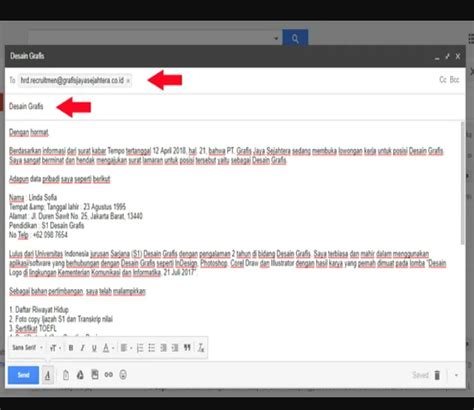 Cara mohon kerja melalui email. Cara Mudah Mengirimkan Surat Lamaran Kerja Melalui E-Mail