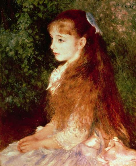 Portrait Of Mademoiselle Irene Cahen Danvers Painting By Pierre